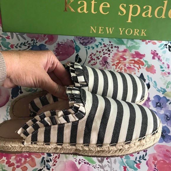 Kate Spade Laila espadrille stripe mule - Picture 5 of 11